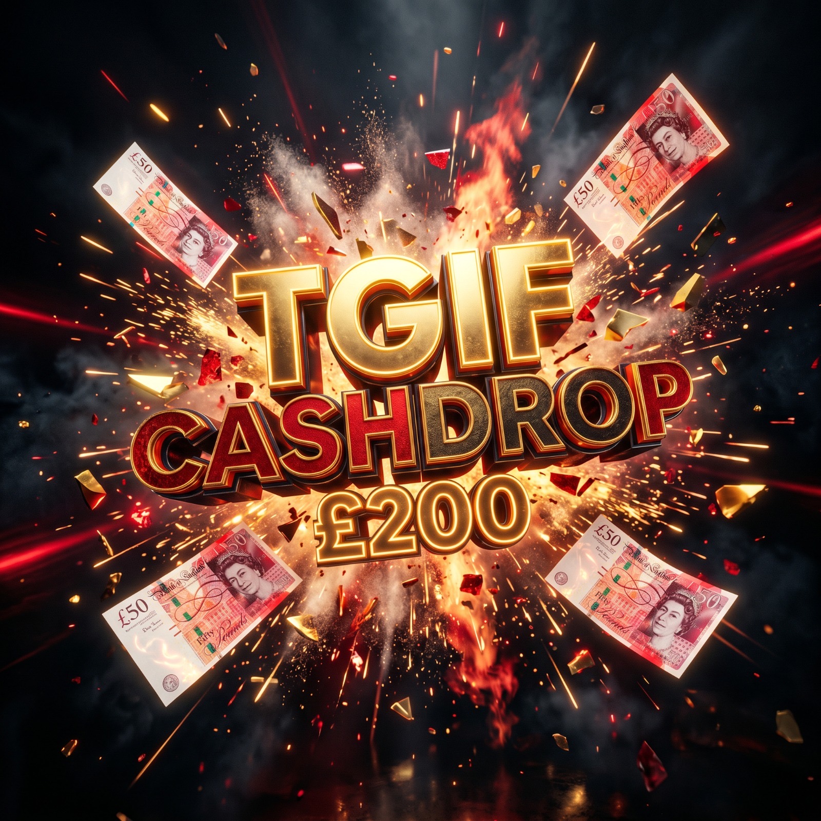 TGIF CASH DROP £200