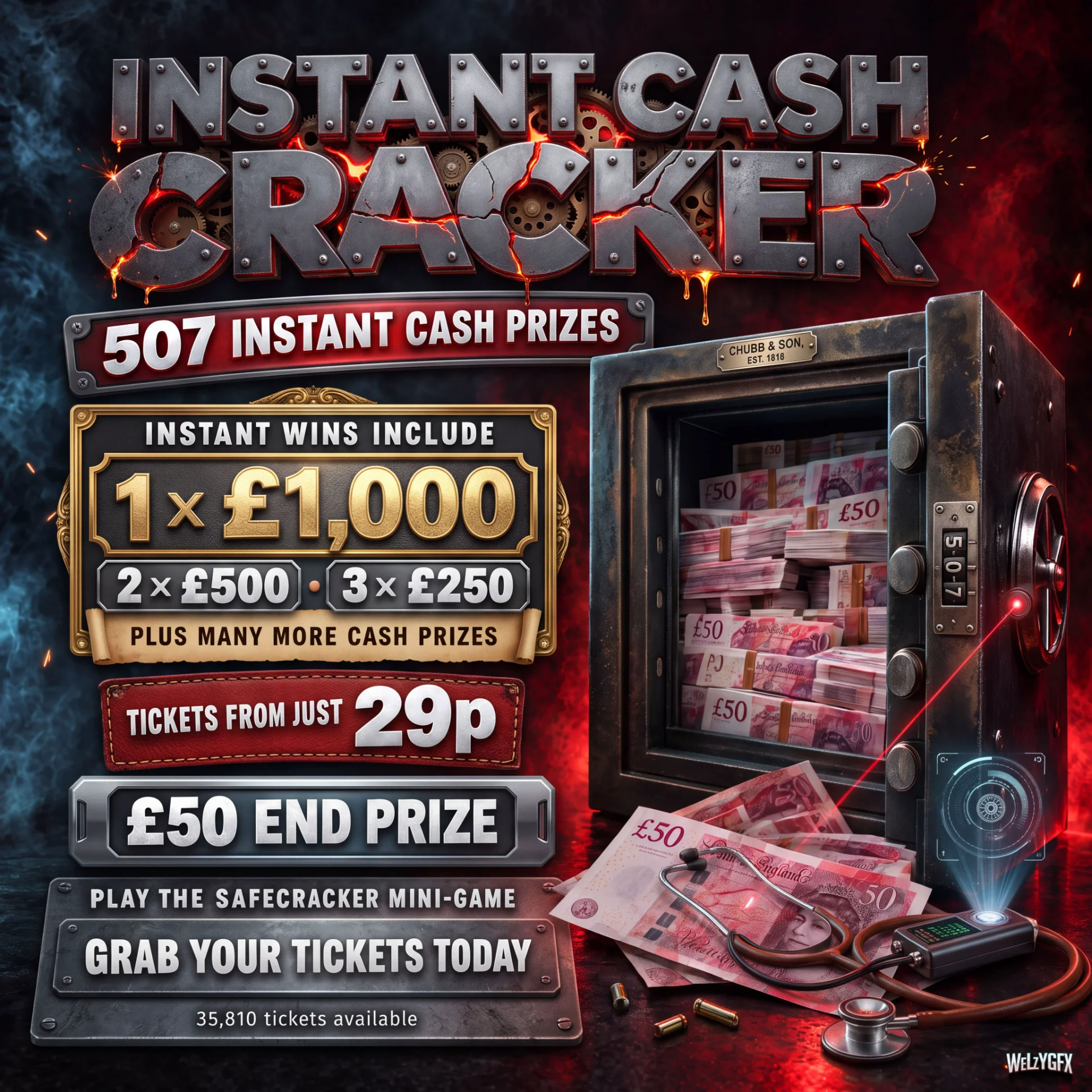 INSTANT CASH CRACKER